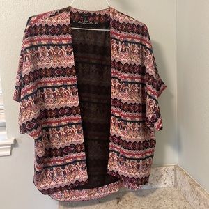 FOREVER 21 Aztec Bohemian Kimono